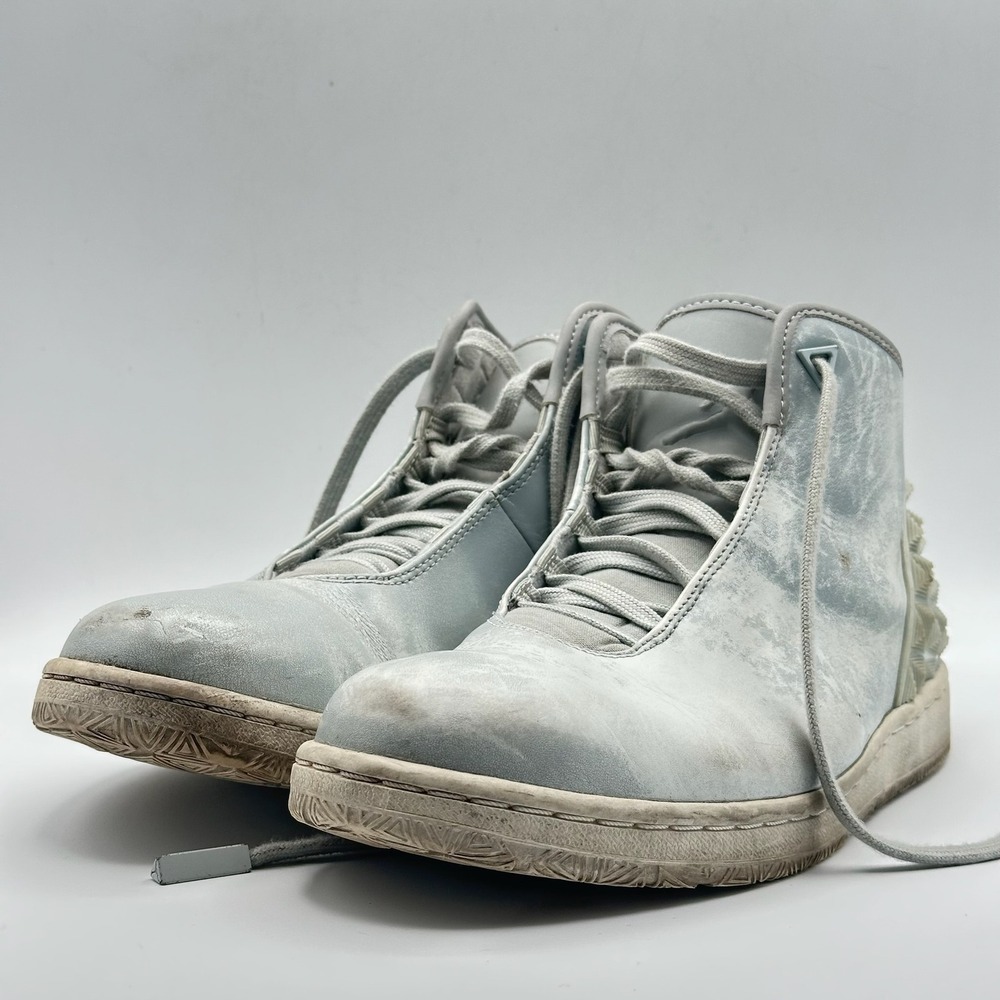 Jordan Westbrook 0 Wolf Grey Leather High Top‎ Sneakers 705076-005 Mens 8